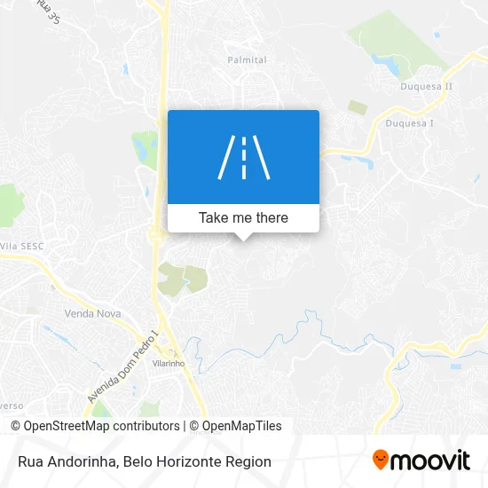 Rua Andorinha map