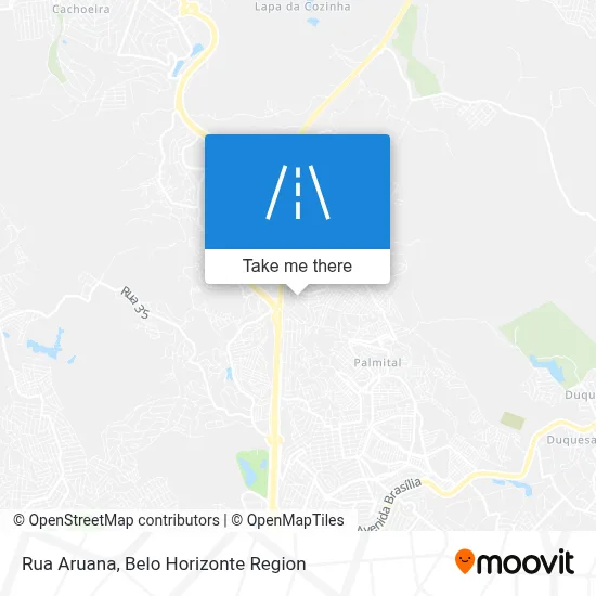 Rua Aruana map