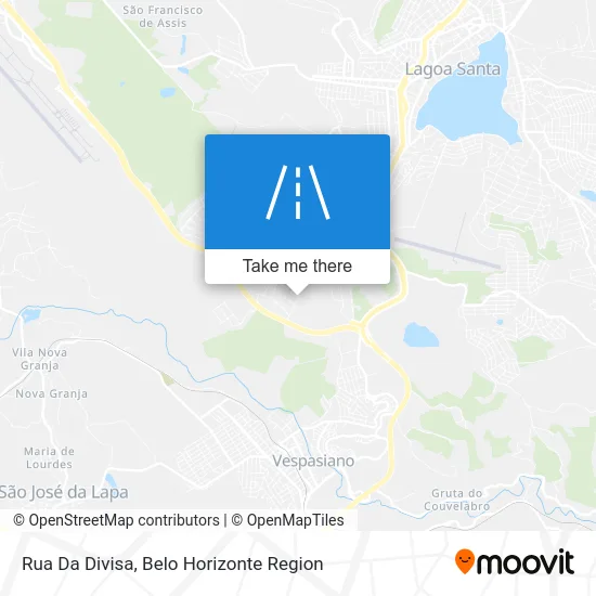 Rua Da Divisa map