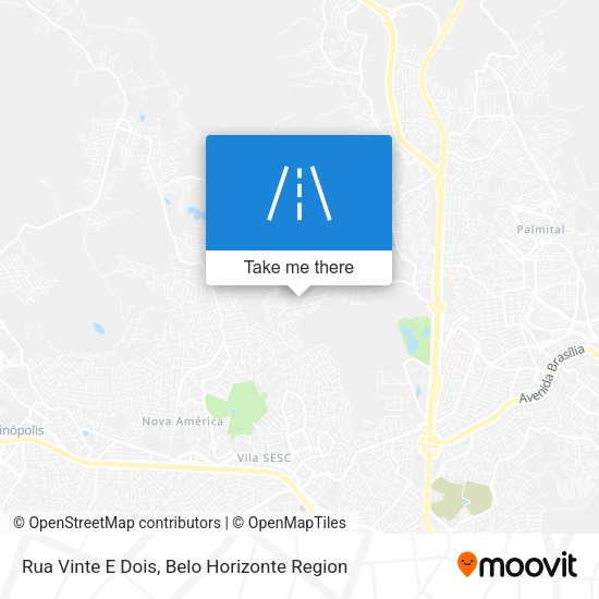 Rua Vinte E Dois map