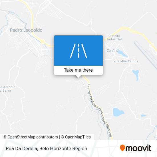 Rua Da Dedeia map