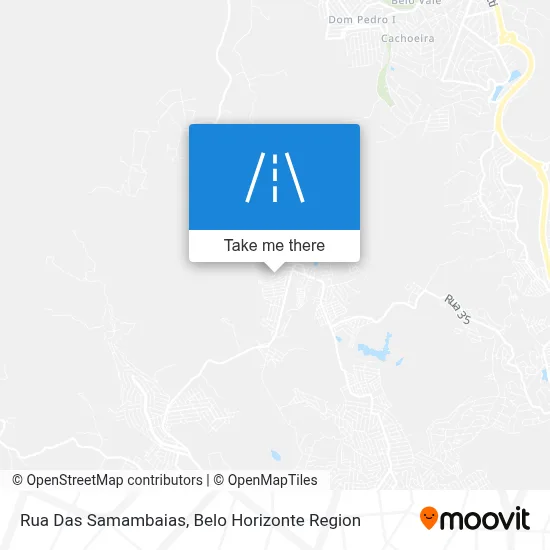 Rua Das Samambaias map