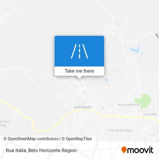 Rua Italia map