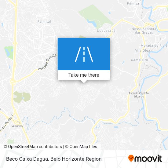 Beco Caixa Dagua map