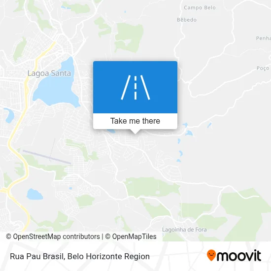 Rua Pau Brasil map