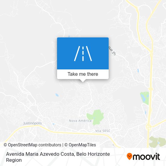 Avenida Maria Azevedo Costa map