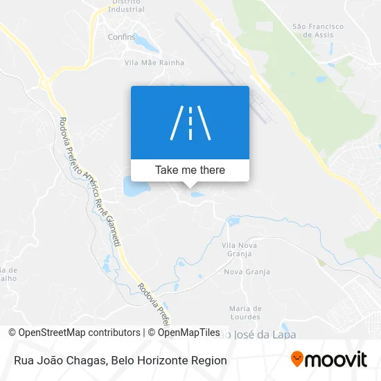 Rua João Chagas map