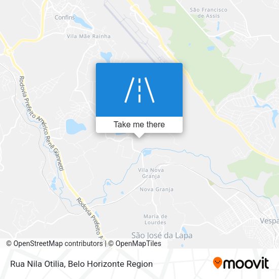 Rua Nila Otilia map