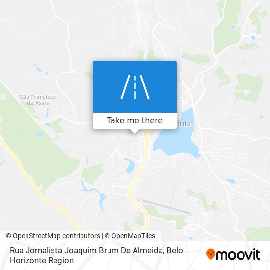 Mapa Rua Jornalista Joaquim Brum De Almeida