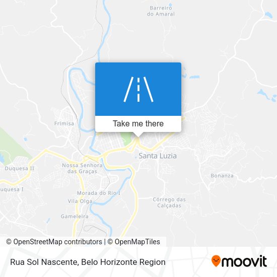 Rua Sol Nascente map