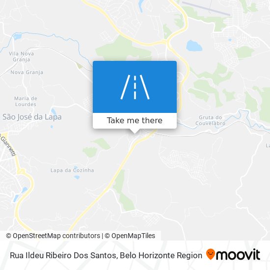 Mapa Rua Ildeu Ribeiro Dos Santos