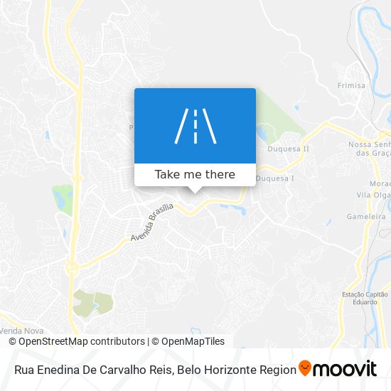 Mapa Rua Enedina De Carvalho Reis