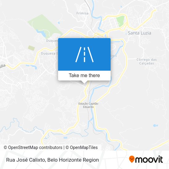 Rua José Calixto map