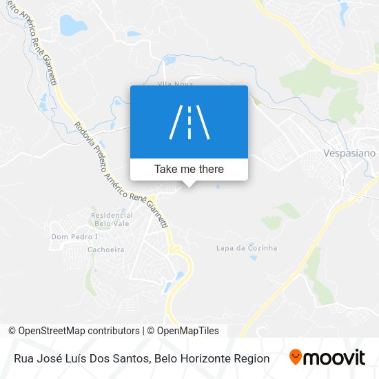 Rua José Luís Dos Santos map