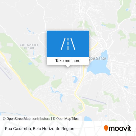 Rua Caxambú map