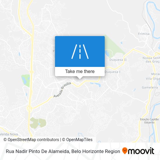 Rua Nadir Pinto De Alameida map