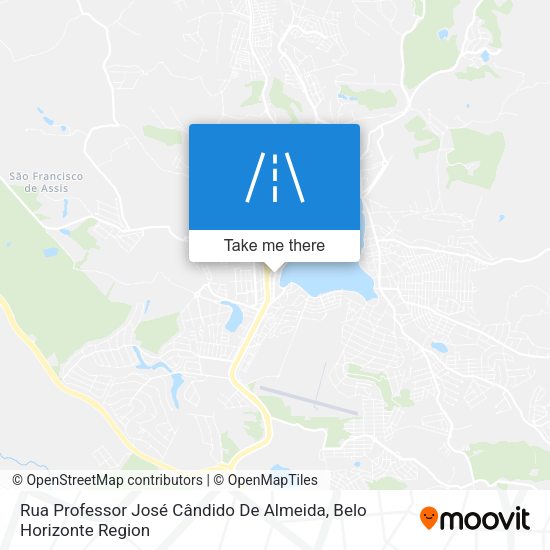 Rua Professor José Cândido De Almeida map