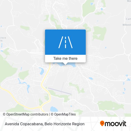Avenida Copacabana map