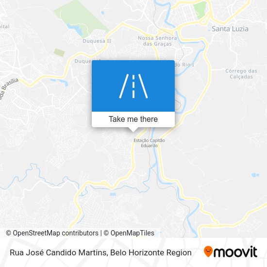 Rua José Candido Martins map