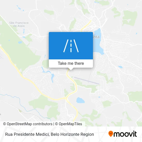 Rua Presidente Medici map