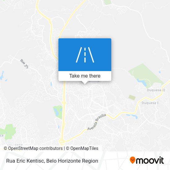 Rua Eric Kentisc map