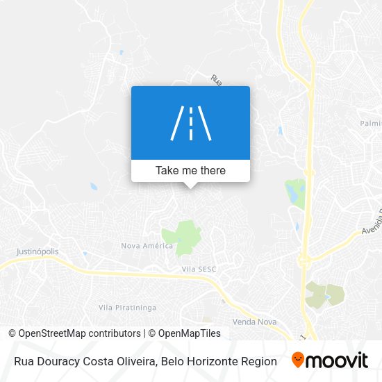 Rua Douracy Costa Oliveira map