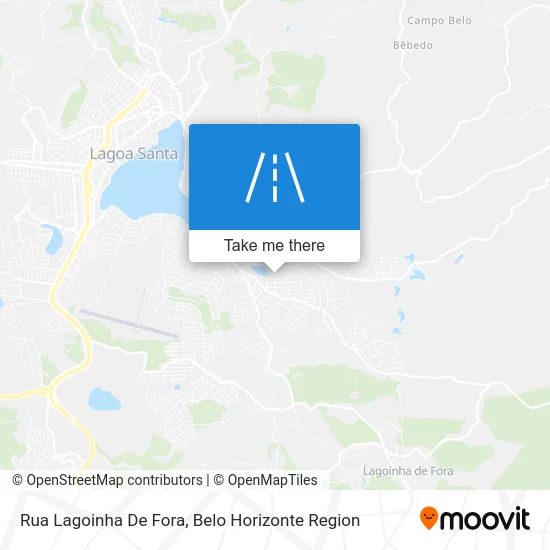 Rua Lagoinha De Fora map
