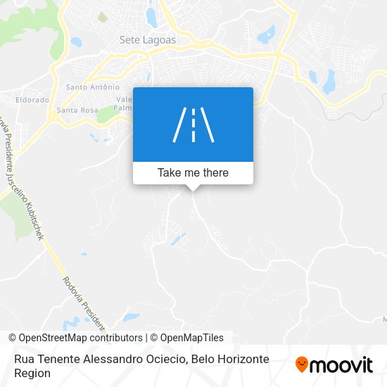 Rua Tenente Alessandro Ociecio map