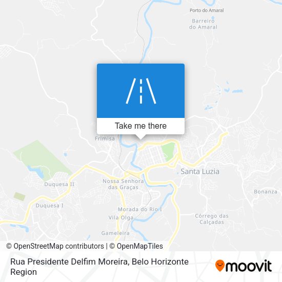 Rua Presidente Delfim Moreira map
