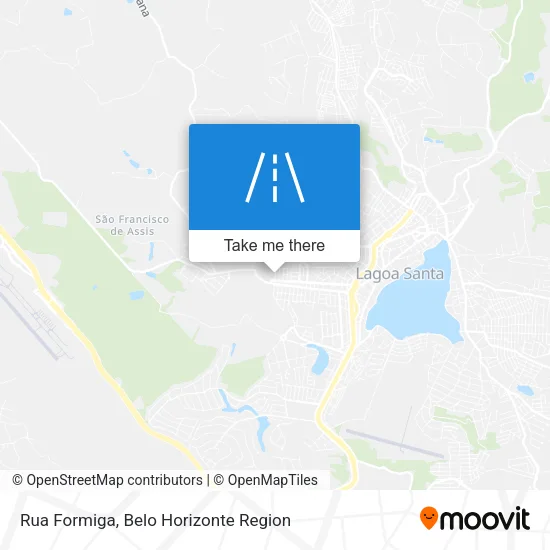 Rua Formiga map