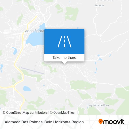 Alameda Das Palmas map