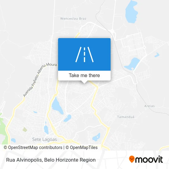 Rua Alvinopolis map