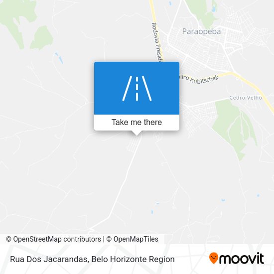 Rua Dos Jacarandas map