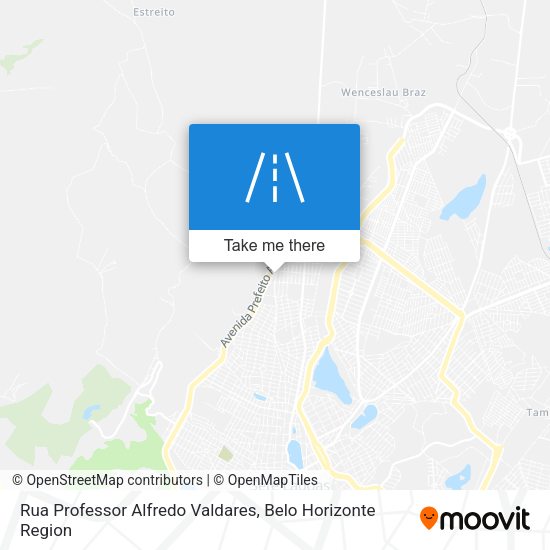 Rua Professor Alfredo Valdares map