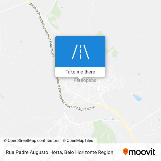 Rua Padre Augusto Horta map
