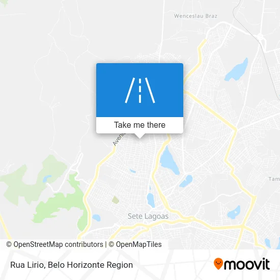 Rua Lirio map