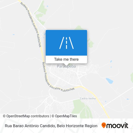 Rua Barao Antônio Candido map