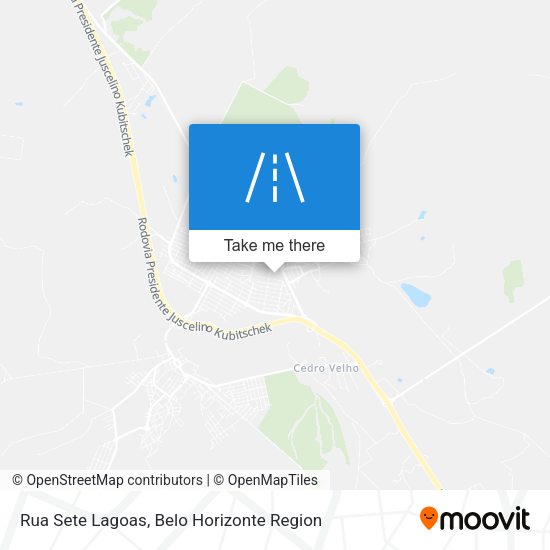 Rua Sete Lagoas map