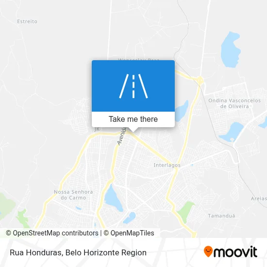 Rua Honduras map