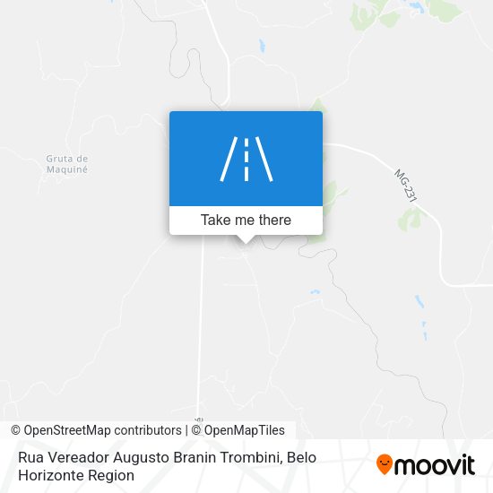 Rua Vereador Augusto Branin Trombini map