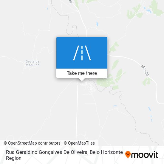 Rua Geraldino Gonçalves De Oliveira map