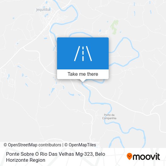 Ponte Sobre O Rio Das Velhas Mg-323 map