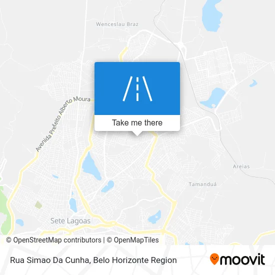 Rua Simao Da Cunha map