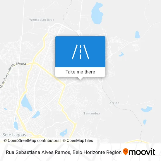 Rua Sebastiana Alves Ramos map