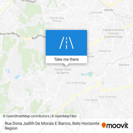 Rua Dona Judith De Morais E Barros map