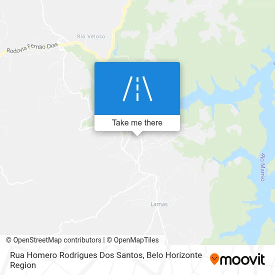 Rua Homero Rodrigues Dos Santos map