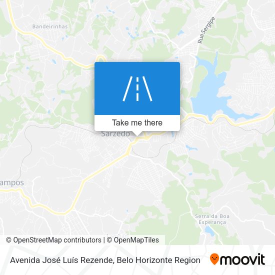 Avenida José Luís Rezende map