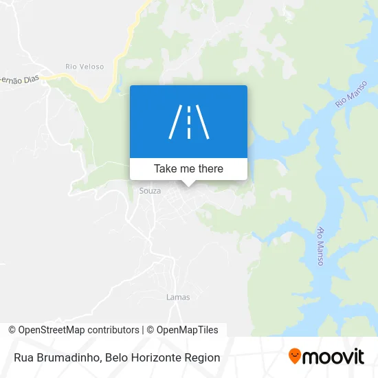 Rua Brumadinho map
