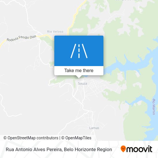 Rua Antonio Alves Pereira map