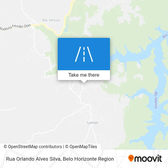 Rua Orlando Alves Silva map